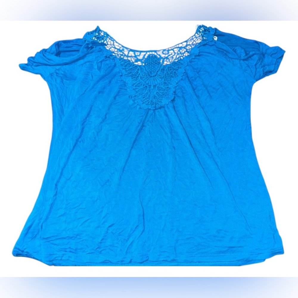 Deb flowy blouse with cold shoulder & back lace designs